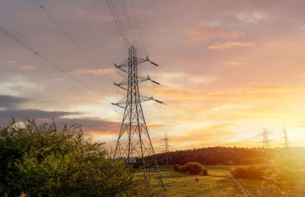 Electrical Utility Power Lines US Power Grid