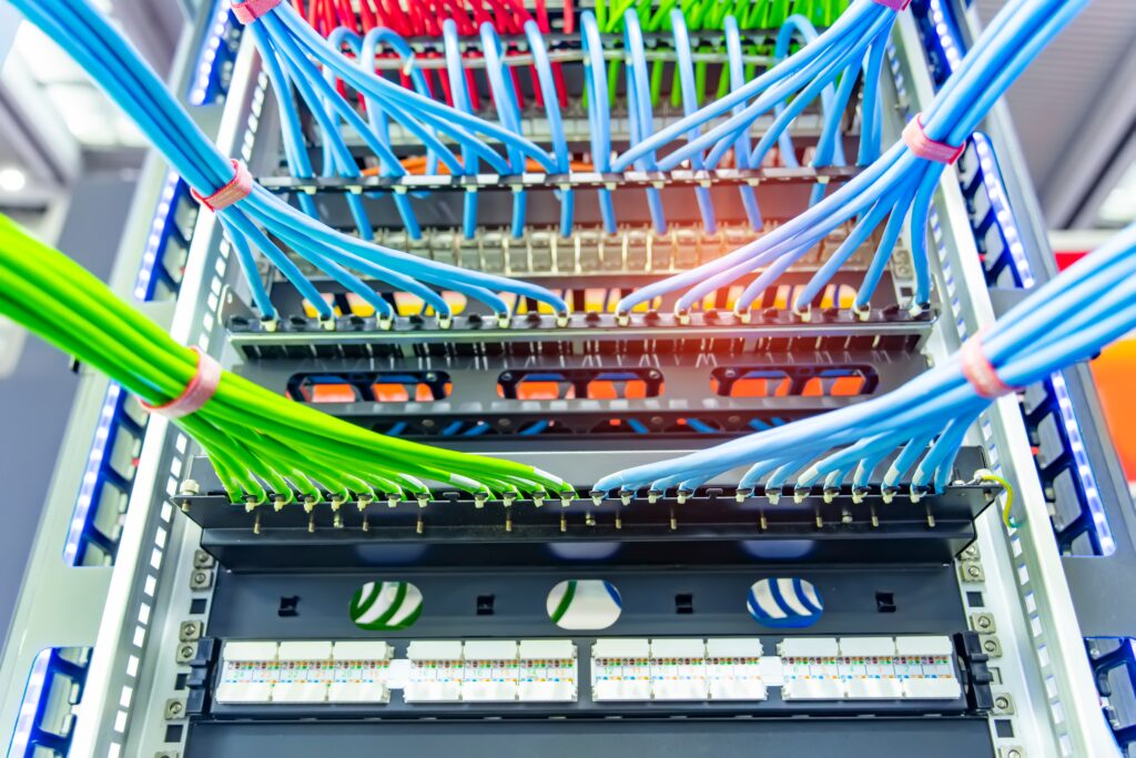 Data Center Infrastructure Management example of Organized Cabling Solutions