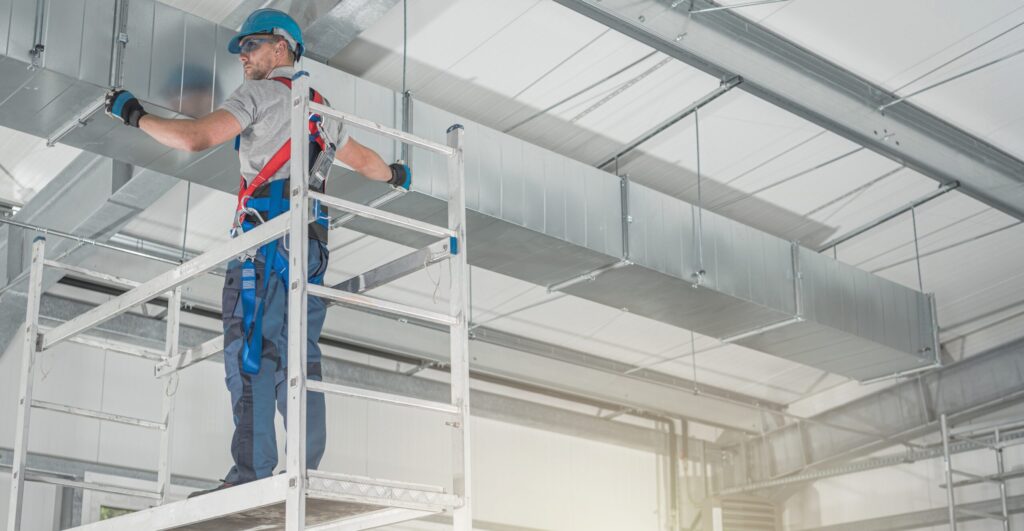 Industrial Manufacturing HVAC Installation Construction