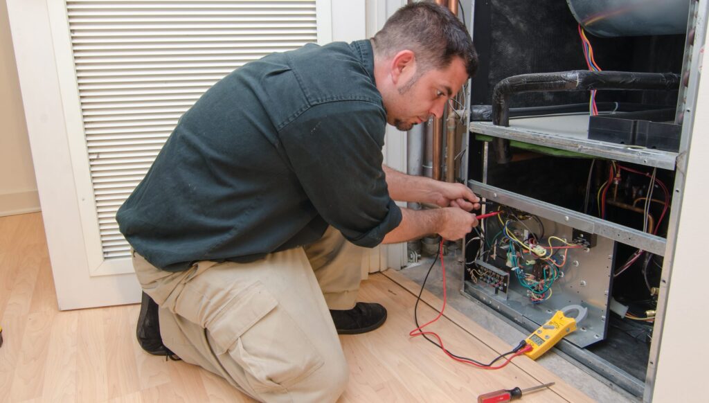 Residential construction appliance repair HVAC tester